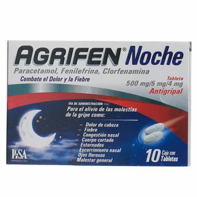 Agrifen Noche c/10 tab