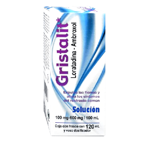 Gristalit 100/600mg/100ml solución frasco 120 ml