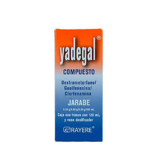 Yadegal compuesto 0.20g/2g/0.03g/100ml 1fco/ 120ml