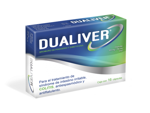 Dualiver 100/150mg c/16 caps.