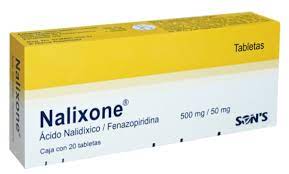 NALIXONE TABLETAS 500 MG/ 50 MG C/20