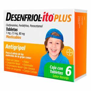 Desenfriol-Ito Plus Naranja 6 Tabletas Masticables