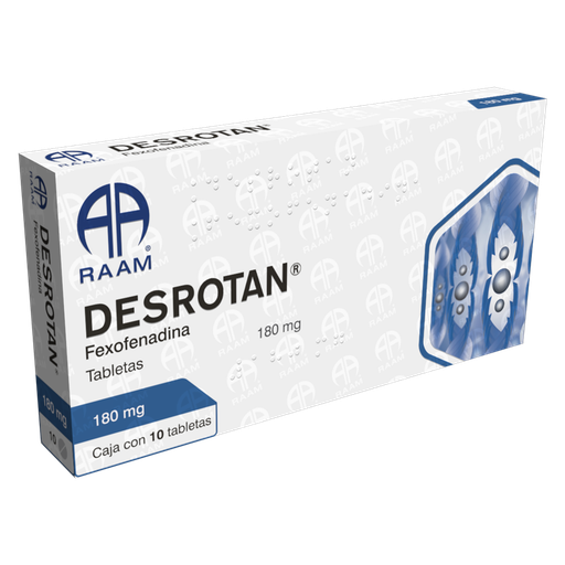 Desrotan 180mg c/10 tabletas