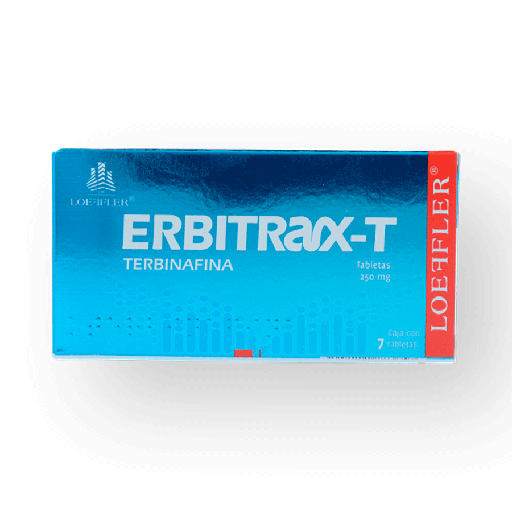 Erbitrax 250mg c/7tabletas