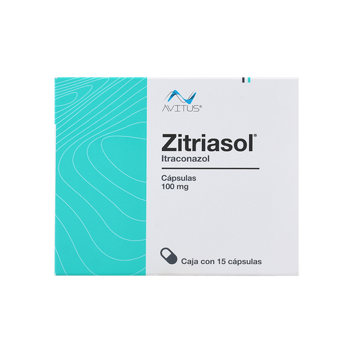 Zitriasol 100mg c/15 capsulas