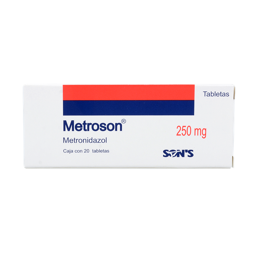 Metroson 250mg c/20 tabletas