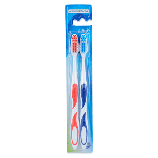 Cepillo de Dientes pack con 2 Adulto (pharma&pharma)