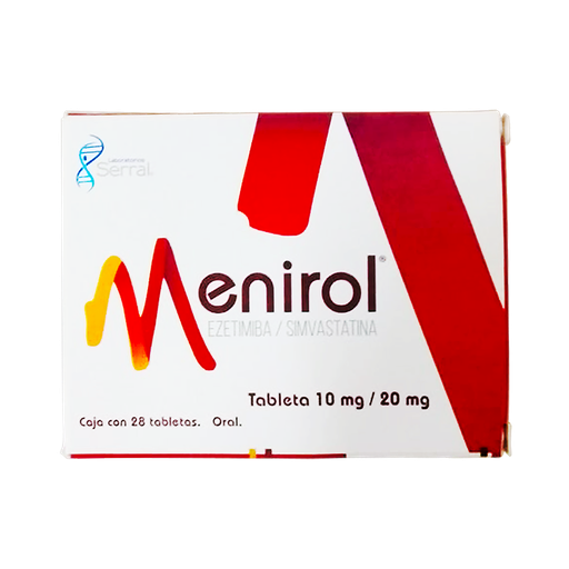 Menirol 10mg/20mg c/28 tabletas