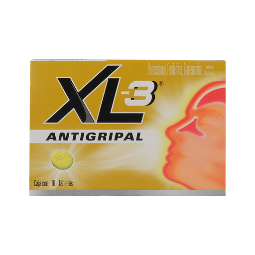 XL-3 Antigripal c/10 tabletas