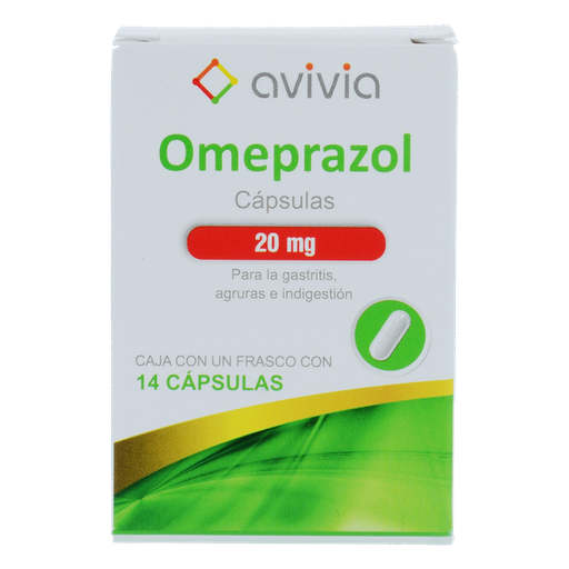 Omeprazol 20mg c/14 capsulas (Avivia)