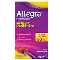 Allegra suspensión pediátrica 60ml