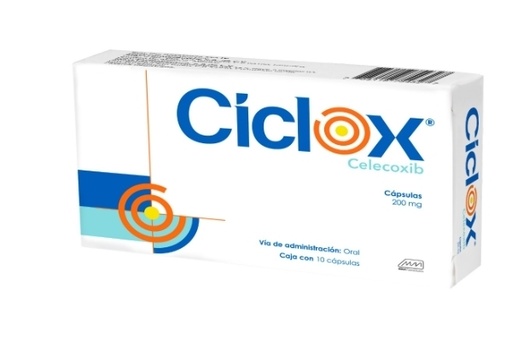 Ciclox 200 mg c/10 capsulas