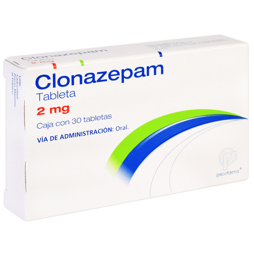 Clonazepam 2 mg tabletas c/30