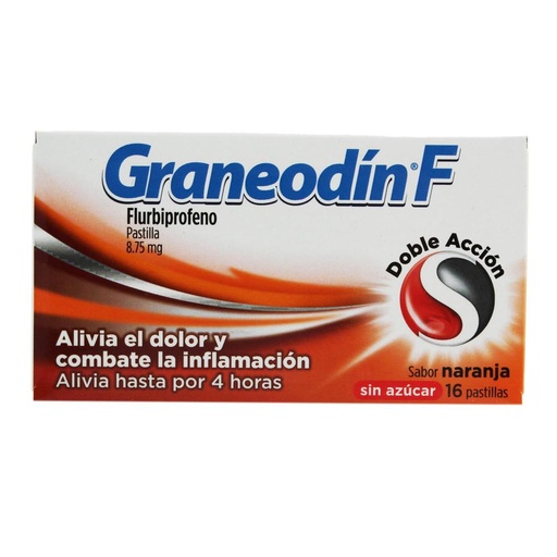 GRANEODIN F TABLETAS 8.75 MG SABOR NARANJA  C/16