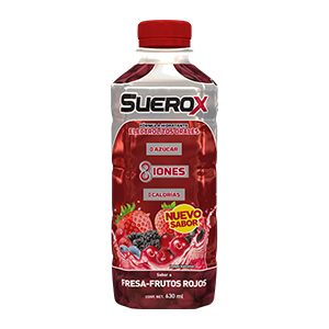 Suerox sabor fresa frutos rojos 0 azucar 630 mL