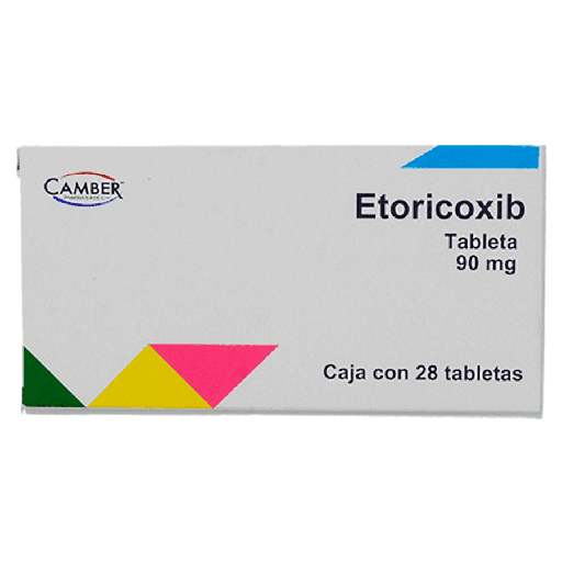 Etoricoxib 90 mg tabletas caja c/28 (camber)