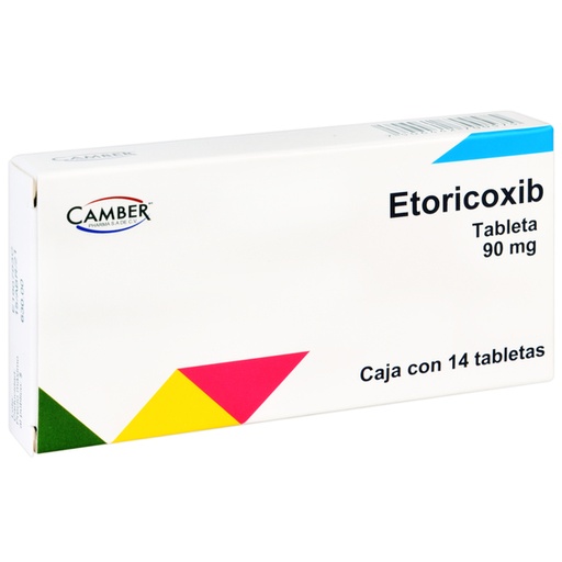 Etoricoxib 90mg c/14 tabletas (Camber)