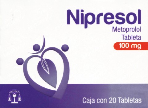 Nipresol tabletas 100 mg caja c/20