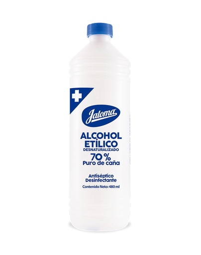 ALCOHOL ETILICO 70° (JALOMA) 480ML.