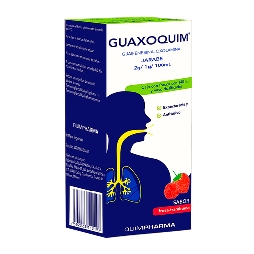 Guaxoquim 2g/1g/100ml frasco c/140ml