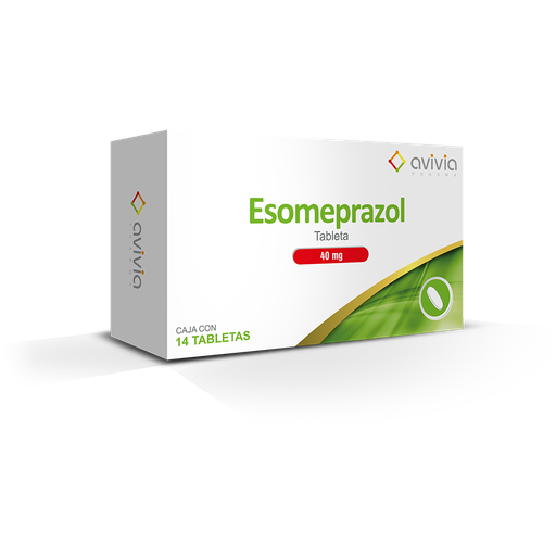 Esomeprazol 40 mg caja c/14 tabletas (Avivia)