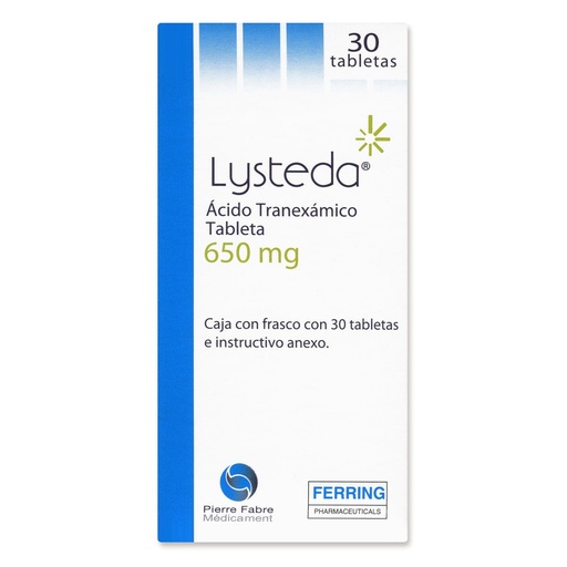 Lysteda 650 mg tabletas caja c/30