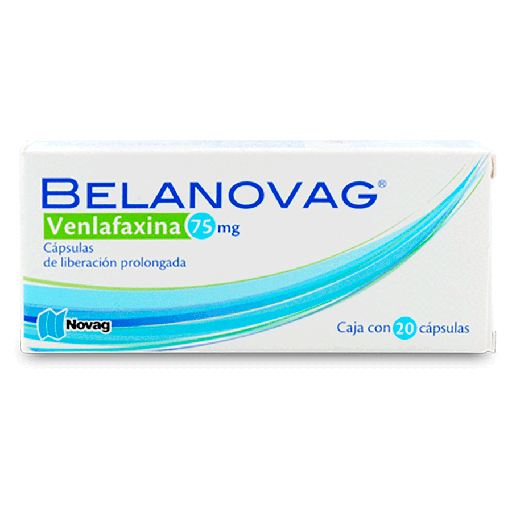 Belanovag 75mg c/20 capsulas