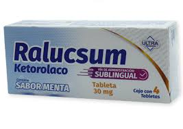 Ralucsum sublingual sabor menta  30 mg caja c/4 tabletas