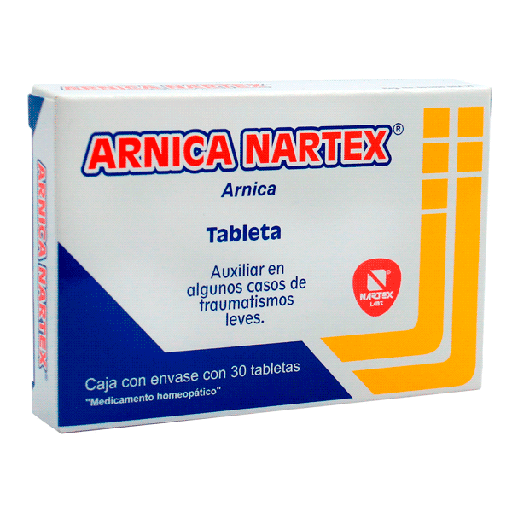 Arnica Nartex tabletas caja c/ 30