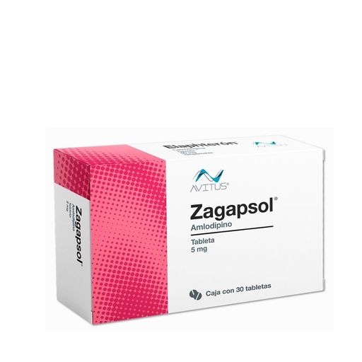 Zagapsol tabletas 5 mg caja c/30