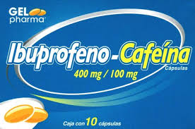 Ibuprofeno/cafeína capsulas 400mg/ 100mg c/10