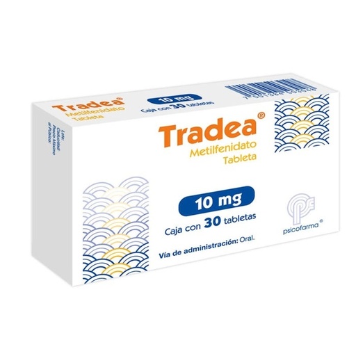 Tradea 10 mg tabletas caja c/30