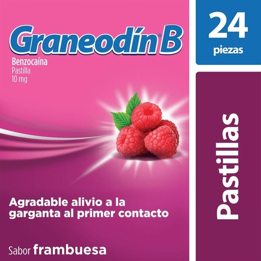 Graneodin B 10 mg Sabor Frambuesa