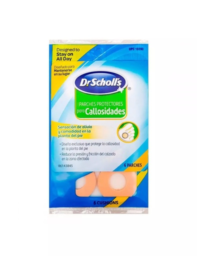 Dr Scholls Parches protectores para callosidades pack c/6