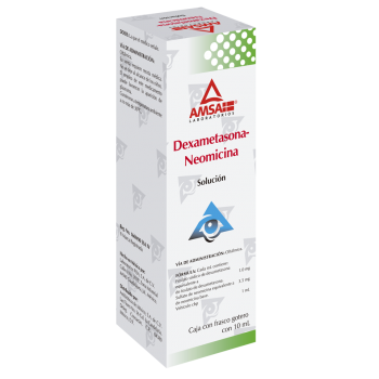 Dexametasona, neomicina gotas oftálmicas frasco 10mL