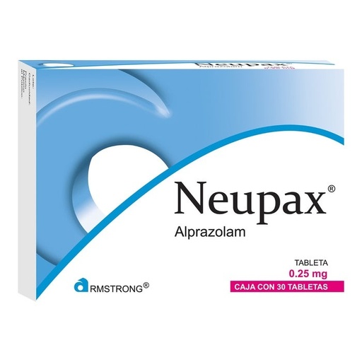 Neupax tabletas 0.25mg caja c/30