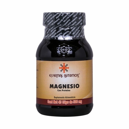 Citrato de magnesio 500 mg suplemento alimenticio frasco c/45 capsulas