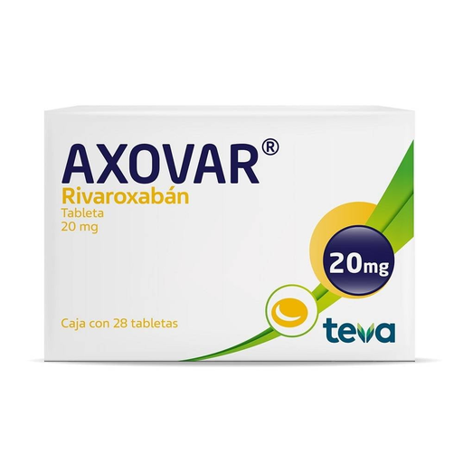 Axovar 20mg c/28 tabletas