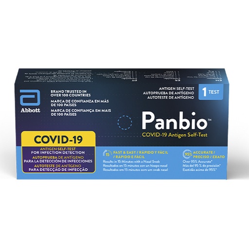 Autoprueba de Antígeno COVID-19 Panbio 1pz