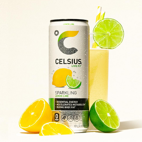 Celsius Live Fit sparkling Lemon Lime 12oz
