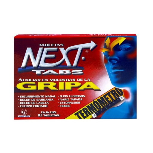 Next tabs caja c/10 tabletas