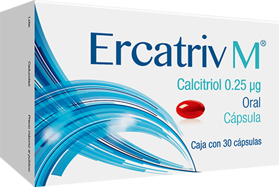 Ercatriv M capsulas 0.25 mcg caja c/30