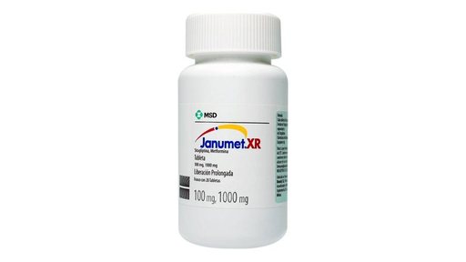 Janumet Xr 1000mg/100mg frasco c/28 tabletas
