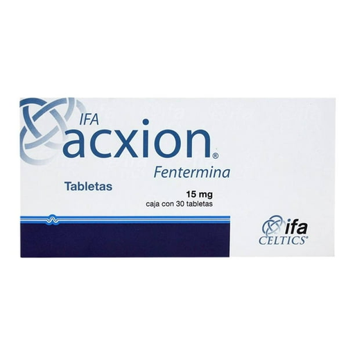 Acxion 15 mg tabletas caja c/30