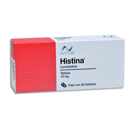 Histina tabletas 10 mg caja c/10
