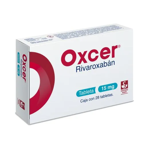 Oxecer 15 mg tabletas caja c/28