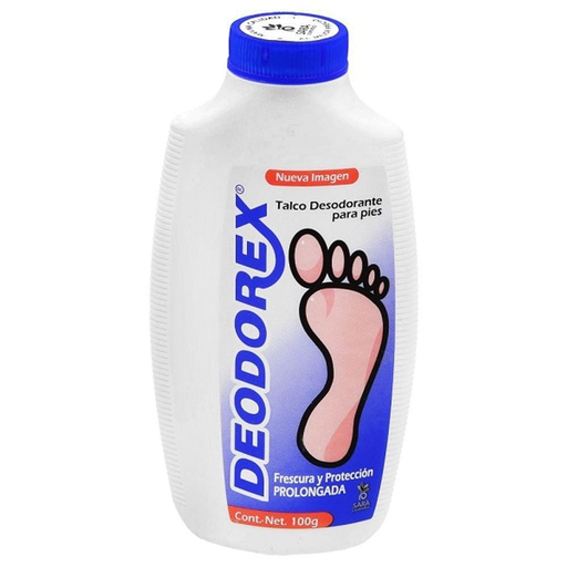Deodorex original triple acción con oxido de zin frasco 100g