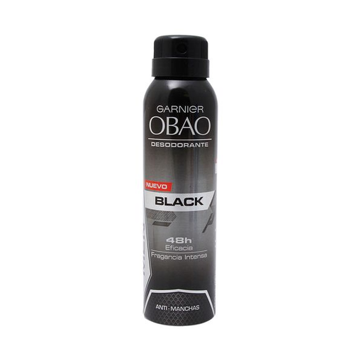 Obao Men desodorante black 48 hrs en spray 150 mL