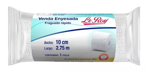 Venda enyesada le roy 10cmx 2.75m