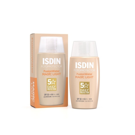 Fotoprotector Isdin Fusion Water Magic Light 50+ 50mL